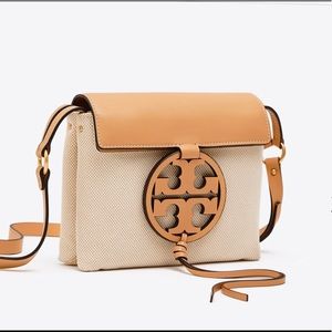 NWT Tory Burch Miller Canvas Crossbody mini bag